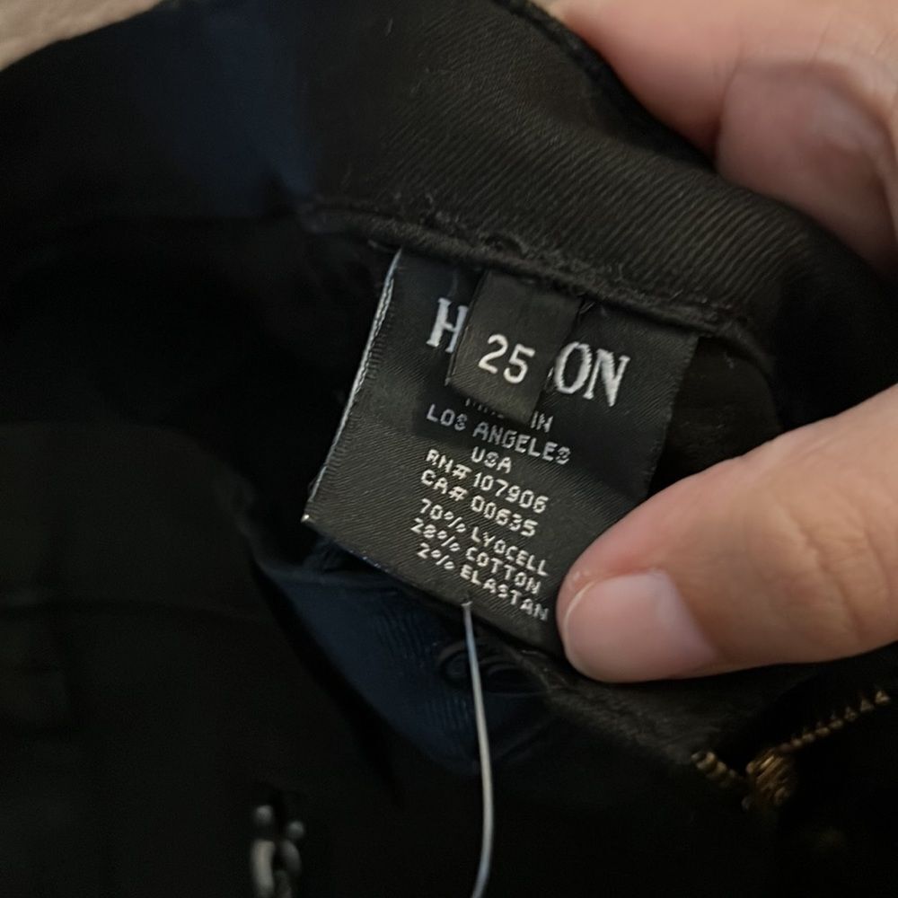 Hudson high rise moto pant coated 25 - Picture 6 of 8